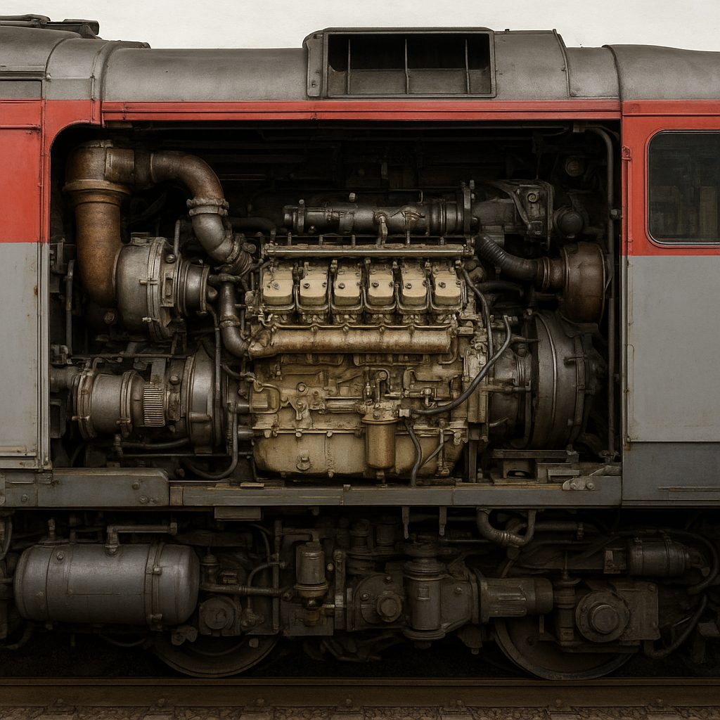 Jak działa silnik lokomotywy spalinowej