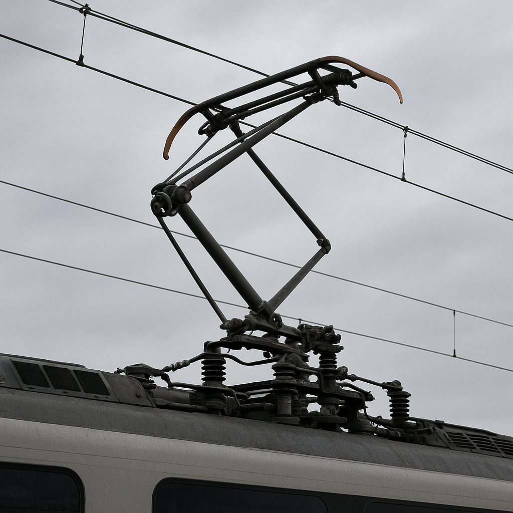 Jak działa sieć trakcyjna i pantograf