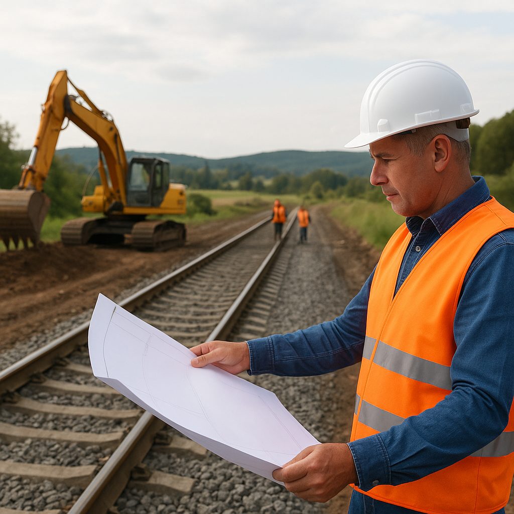 Jak planuje się budowę nowej linii kolejowej