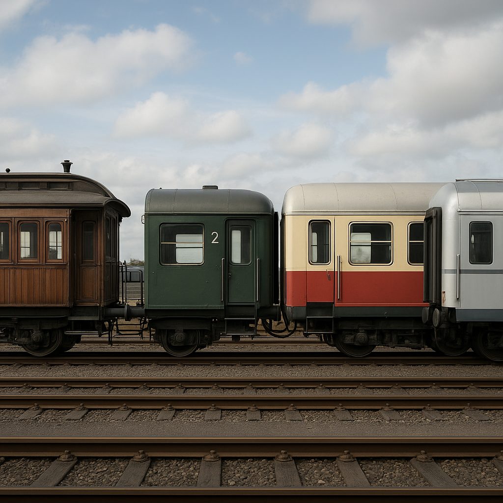 Ewolucja wagonów pasażerskich na przestrzeni lat