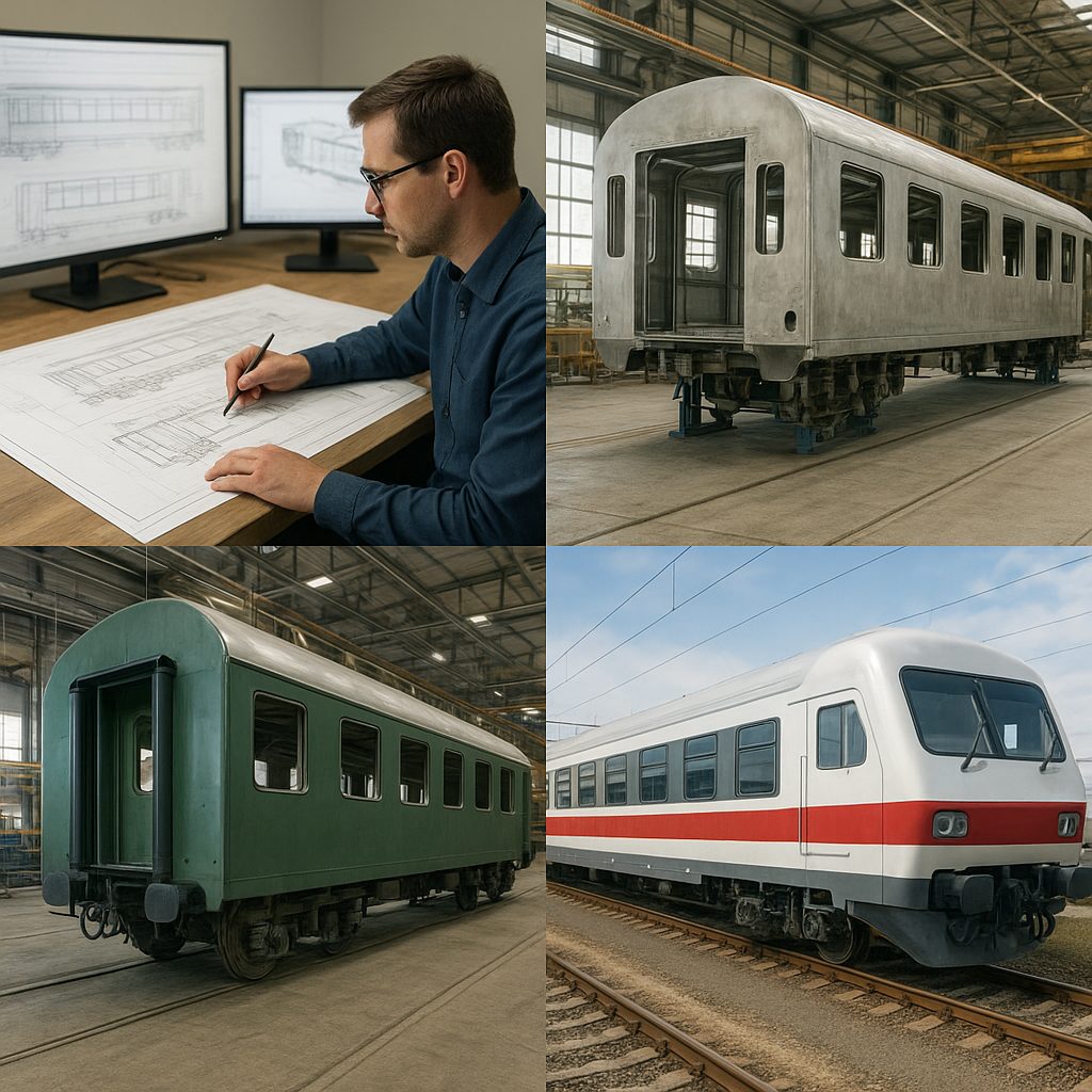 Jak powstaje wagon kolejowy – od projektu po produkcję