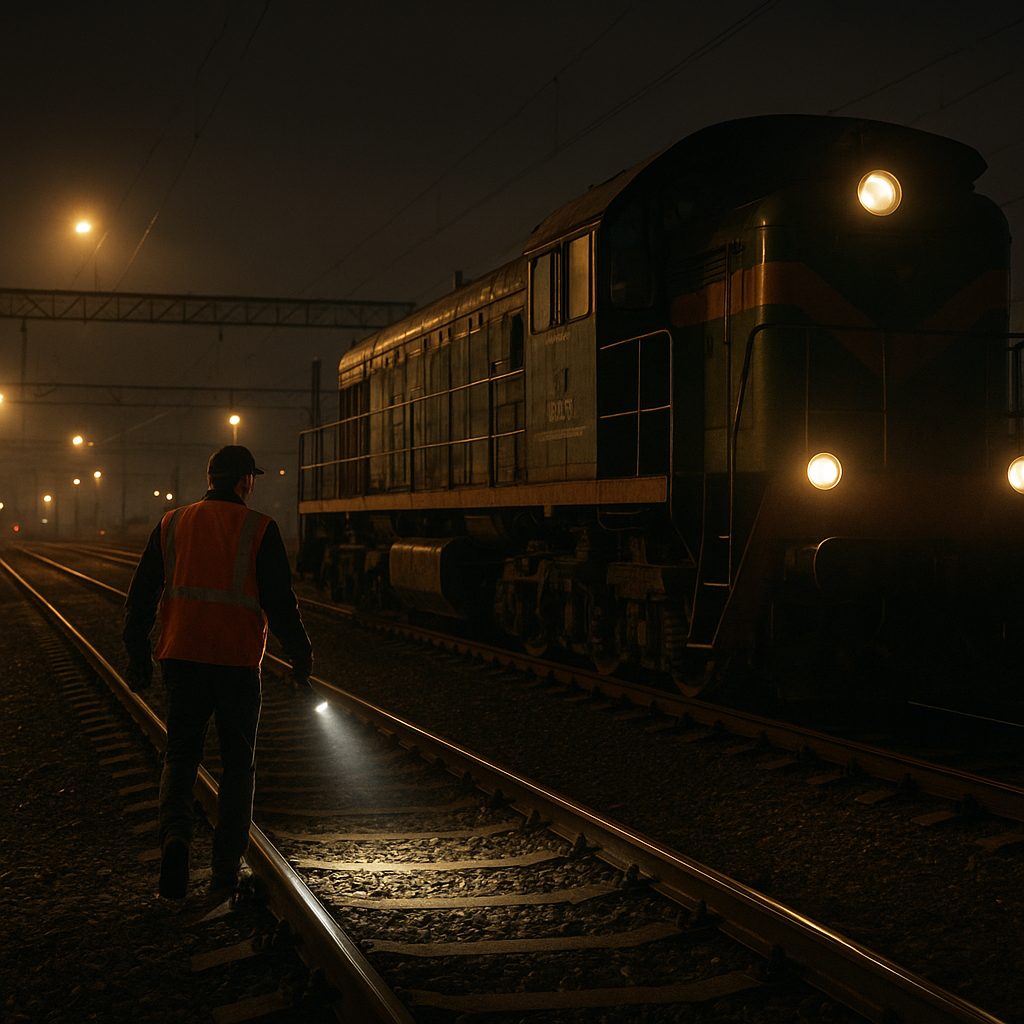 Jak wygląda nocna praca na kolei