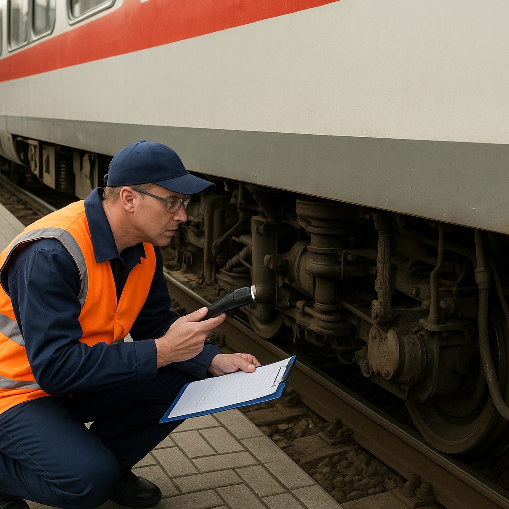 Jak wygląda kontrola techniczna pociągu