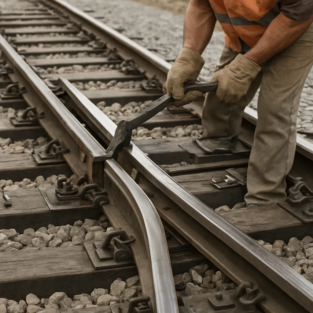 Jak powstaje rozjazd kolejowy
