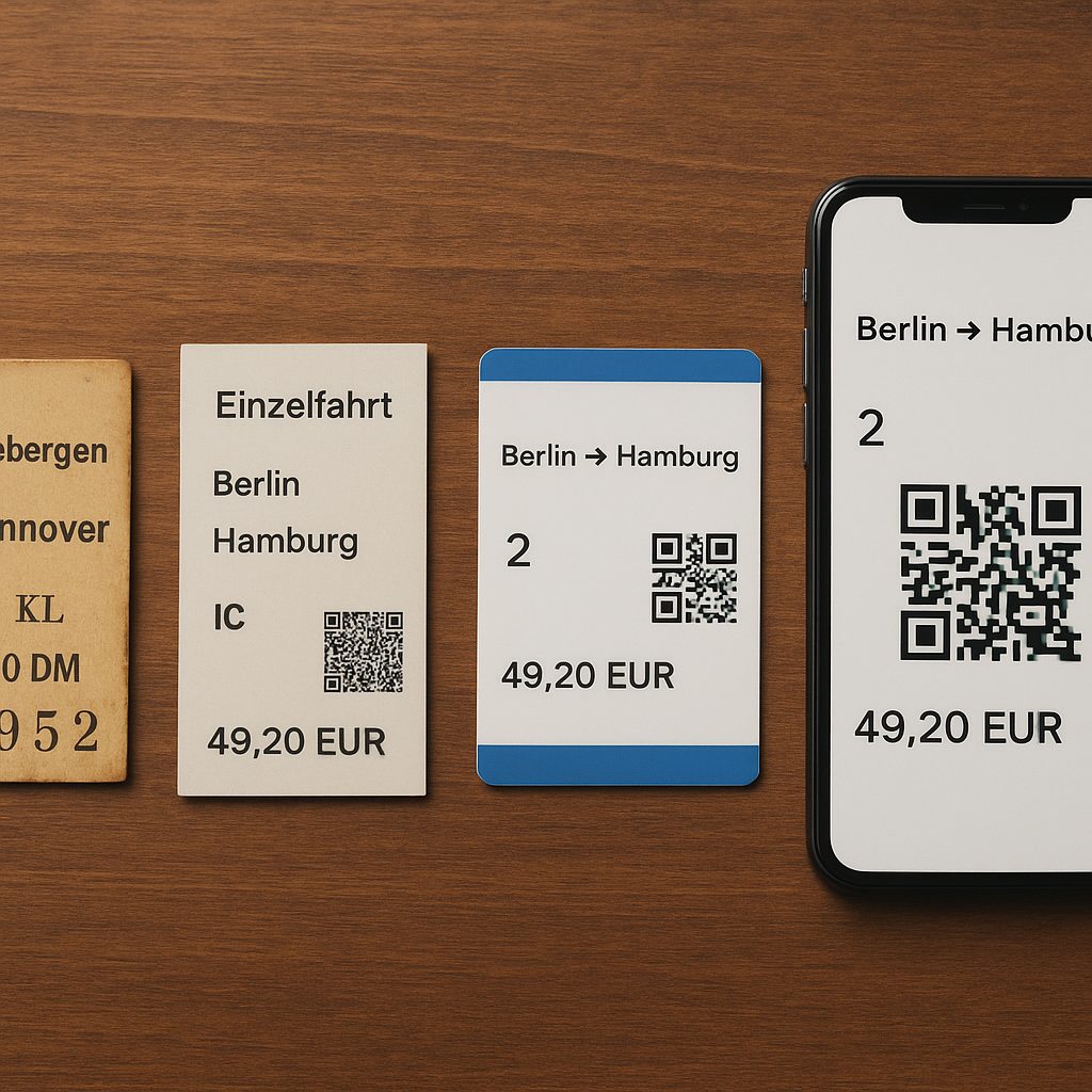 Historia biletów kolejowych – od papierowych do cyfrowych