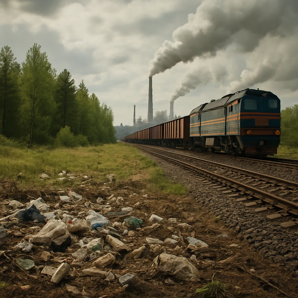 Jak kolej wpływa na środowisko naturalne