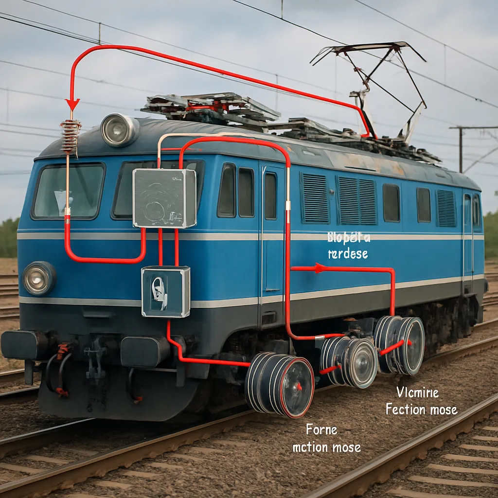 Jak działa system zasilania lokomotywy elektrycznej