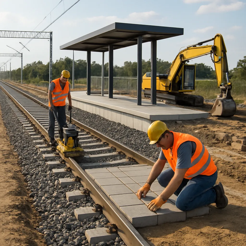 Jak powstają przystanki kolejowe