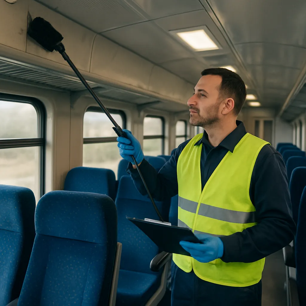 Jak wygląda kontrola czystości wagonów